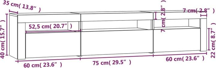 Immagine prodotto VidaXL Korotsek (195 x 35 x 40 cm)