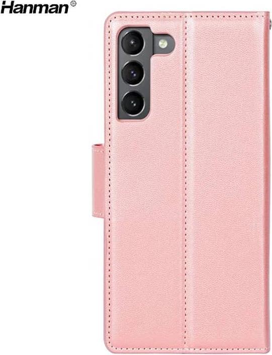 Image du produit Hanman Samsung Galaxy Note 8 - Mill Flip Case avec 3 porte-cartes, or rose (Samsung Galaxy Note 8)