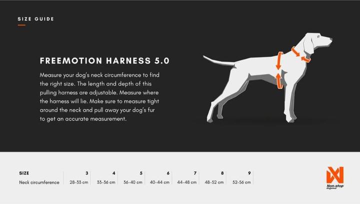 Actual product image Non-Stop Dogwear Freemotion Harness 5.0 (S, Dog, General)