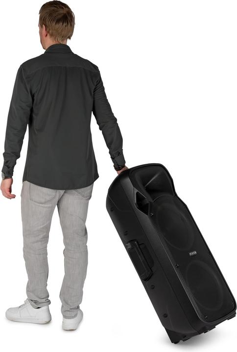 Immagine prodotto Fenton Speaker Bluetooth - FT212LED MK2 karaoke box met LEDâ€™s, accu en microfoons - (Attivo)
