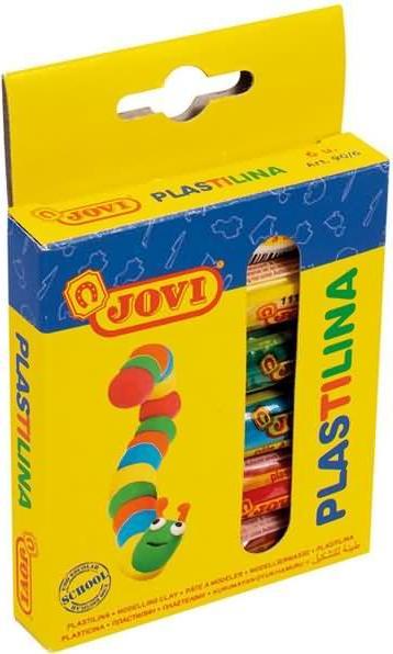 Jovi Plasticine PLASTILINA assorted colours, 6 colours 15.0 g each