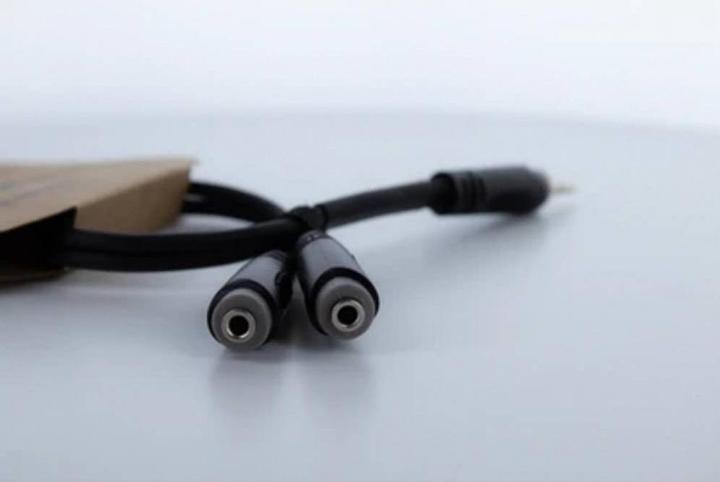 Actual product image Cordial 14883 Klinke Audio Y-Adapter (1x Klinkenstecker 3.5 mm - 2x Klinkenbuchs