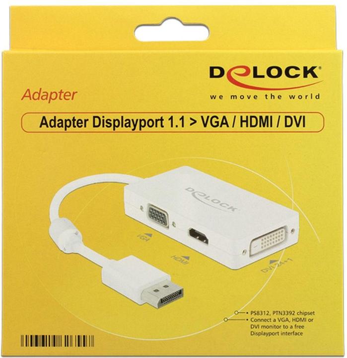 Immagine prodotto Delock DP a (VGA, HDMI, DVI, 16.16 cm)