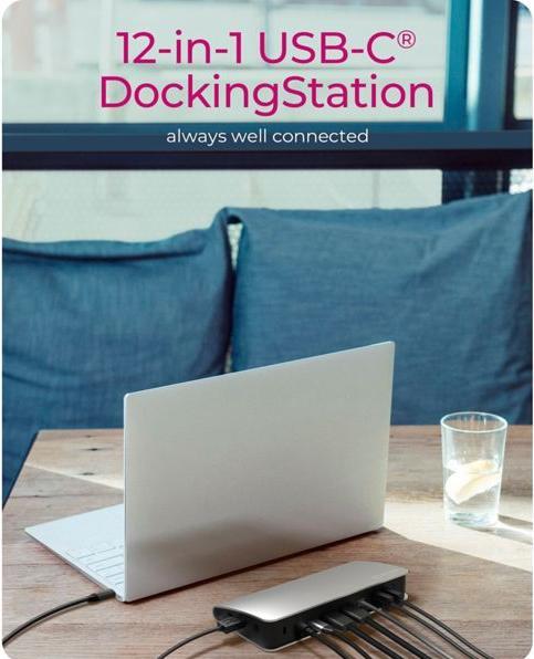 Produktbild Icy Box RaidSonic ICYBOX IB-DK2408-C Dockingstation 11in1 (USB-C, 1 Ports)