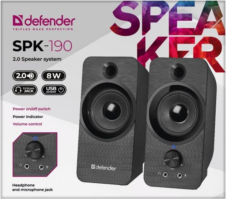 Immagine prodotto Defender Altoparlanti per computer SPK-190 (AVDFG2B00110)
