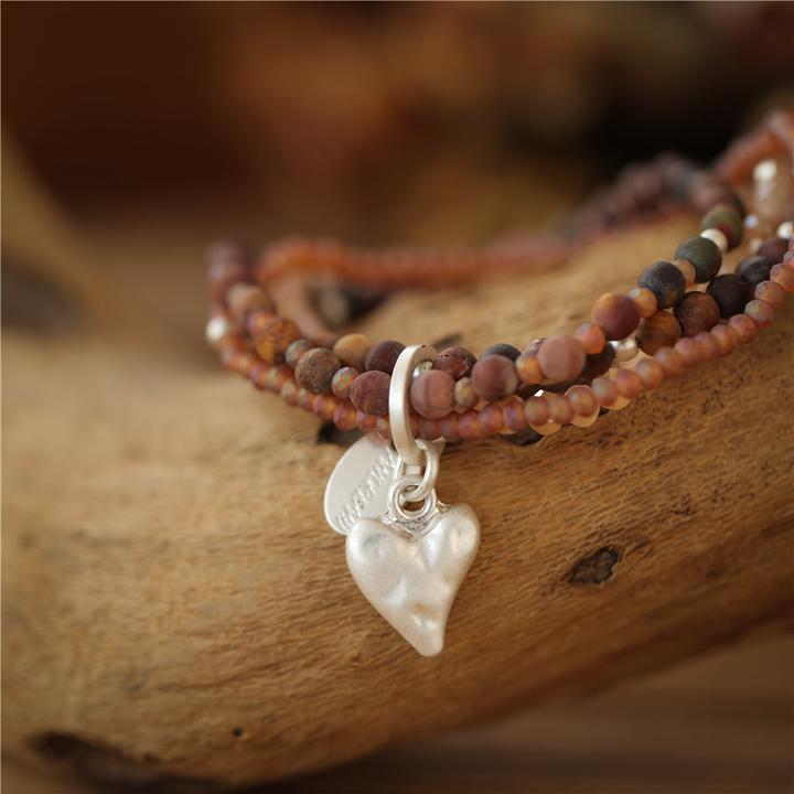 Produktbild Andreani Armband mit echtem braunem Jaspis (8 cm, Steine)