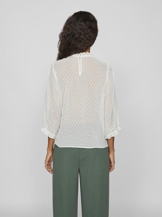 Actual product image Vila Dotted top with 3/4-length sleeves (38)