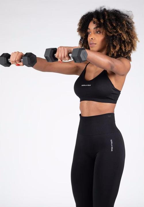 Produktbild Gorilla Wear Quincy Seamless Sport Bra - Schwarz (S)