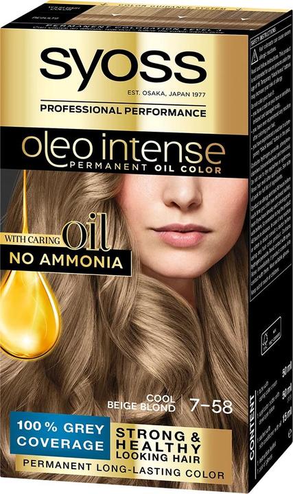 Syoss OLIO INTENSE ink sin amoniaco #7.58-rubio arena 5 pz (7-58)