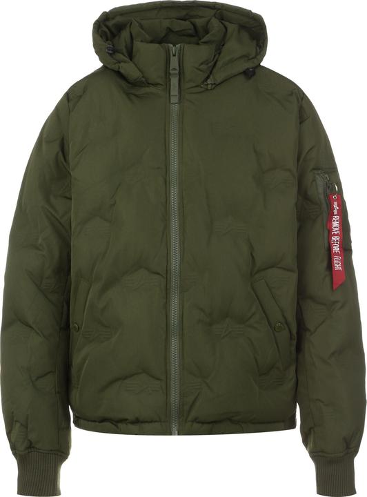 Produktbild Alpha Industries Hooded Logo Puffer Winterjacke - 89839 (S)