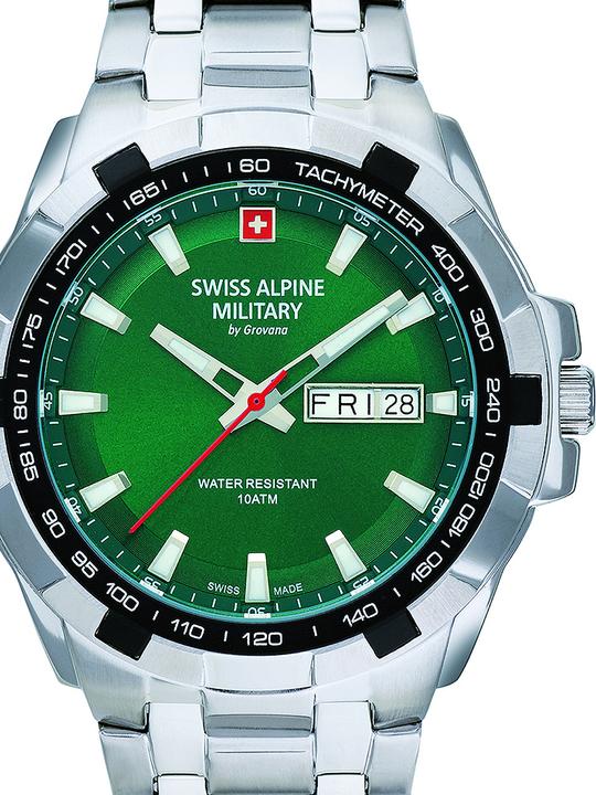 Image du produit Swiss Alpine Military 7043.1134 Day-Date 42mm 10ATM (Montre analogique, 42 mm)