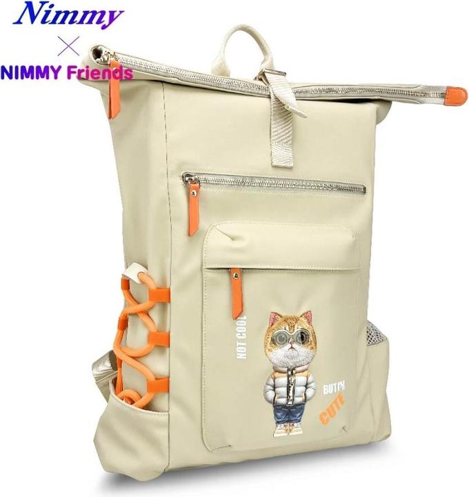 Immagine prodotto Nimmy Cool&Cute 2.0 Cat laptop backpack khaki