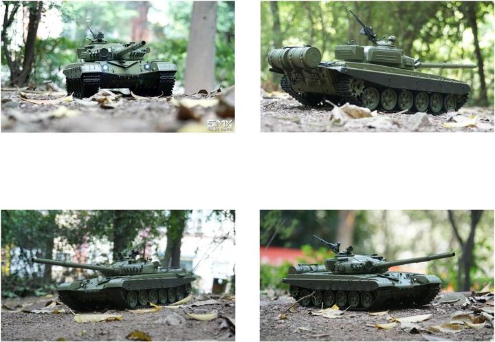 Immagine prodotto Es-toys Carro armato Heng Long RC Russo T-72 (RTR pronto all'uso)
