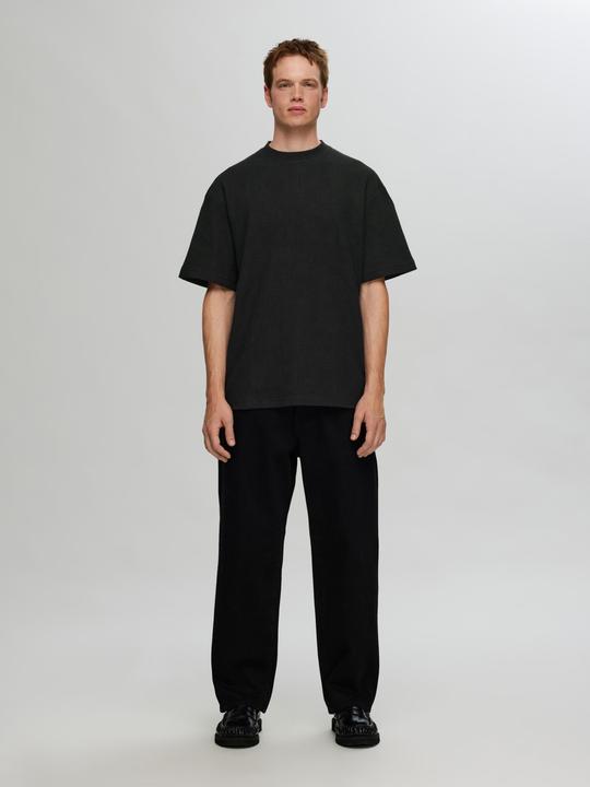 Actual product image Selected Homme Relaxed Fit Waffelmuster T-Shirt (M)