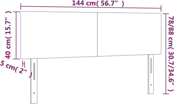Image du produit VidaXL Ruben (144 x 5 x 88 cm)