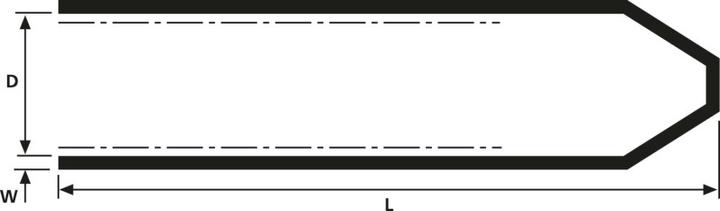 Immagine prodotto HellermannTyton 1613-1-B5W2-PO-X-BK Testata resistente alla tensione 416-13060 (1000 x)