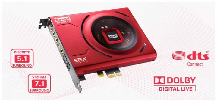 Immagine prodotto Creative Sound Blaster Z SE - Scheda audio - 24-bit (PCI-E x1)