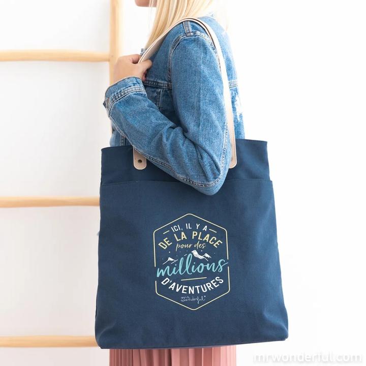 Immagine prodotto Mr. Wonderful tote bag - qui, c'è spazio per
