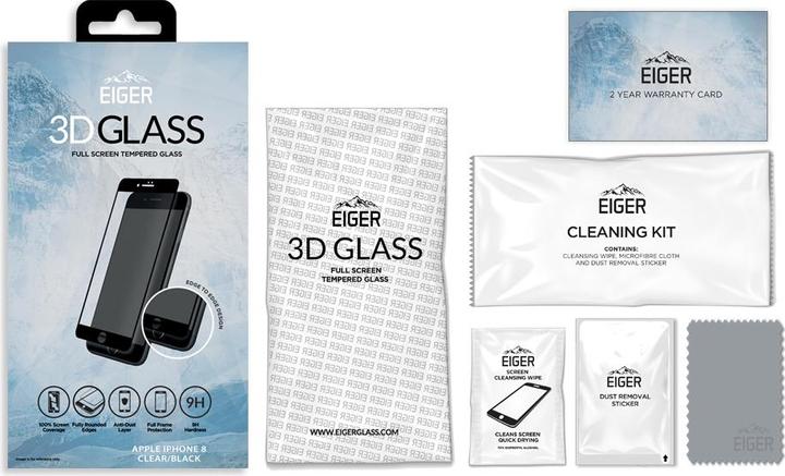 Produktbild Eiger Mountain Glass Clear Edge (1 Stück, Apple iPhone 6s, Apple iPhone SE (2nd Gen), Apple iPhone 6, Apple iPhone 8, Apple iPhone 7)