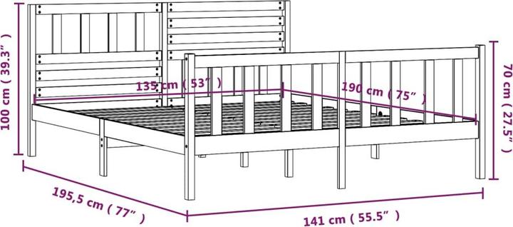 Produktbild VidaXL Neils (140 x 190 cm)