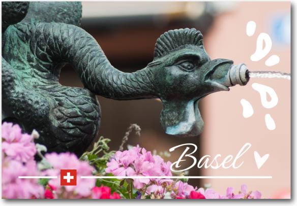 Image du produit CreaDiva Fotomagnet Basel - Basilisk Brunnen