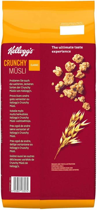 Image du produit Kellogg's Crunchy Muesli Classic 1500g (1500 g)