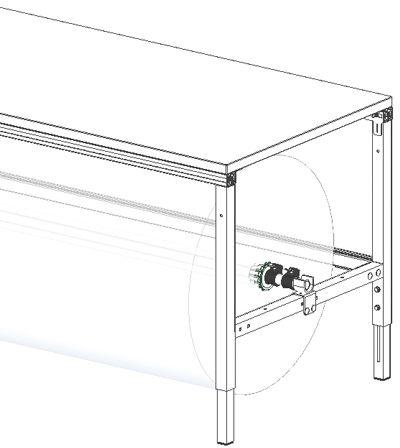 Produktbild Rocholz Hüdig+ Achssatz für Packtisch System Flex