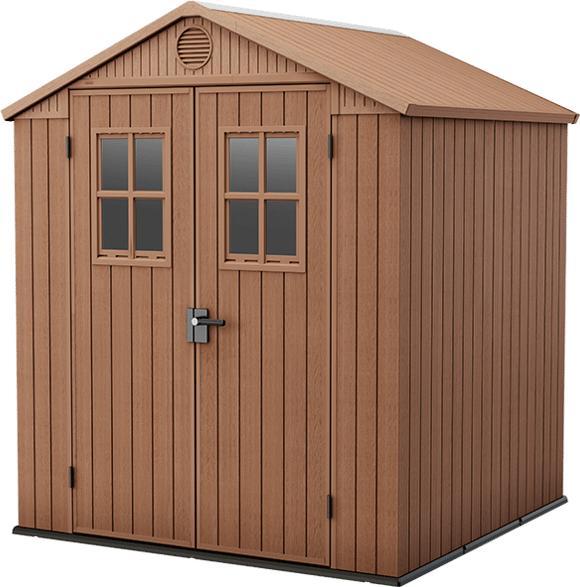 Actual product image Keter Darwin 6x6 Brown With Windows