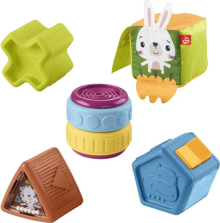 Immagine prodotto Fisher-Price Giocattolo per bambini Blocchi Sensoriali Attività Occupata