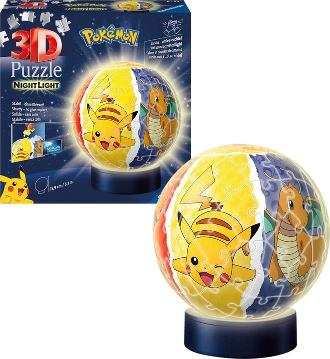Produktbild Ravensburger Nachtlicht Pok'émon (72 Teile)