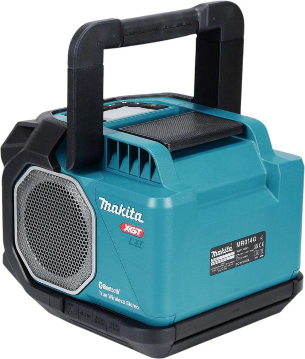 Produktbild Makita MR014G Bluetooth-Lautsprecher 14.4/18/40V- LXT XGT- Bluetooth- koppelbar- (36 h, Akkubetrieb, Netzbetrieb)