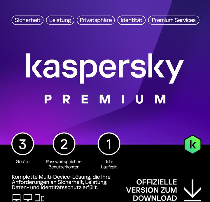 Actual product image Kaspersky Premium (3 PC) (12 months)