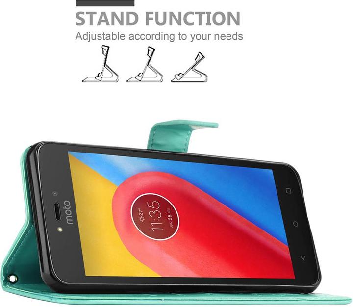 Image du produit Cadorabo Couverture du livre de fleurs (Motorola Moto C)