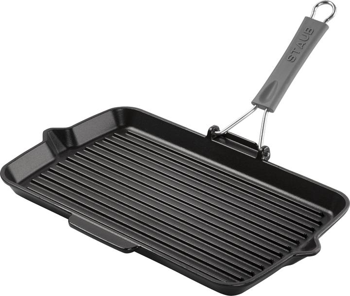 Staub Grill pan (34 cm, Grill pan, Cast iron)
