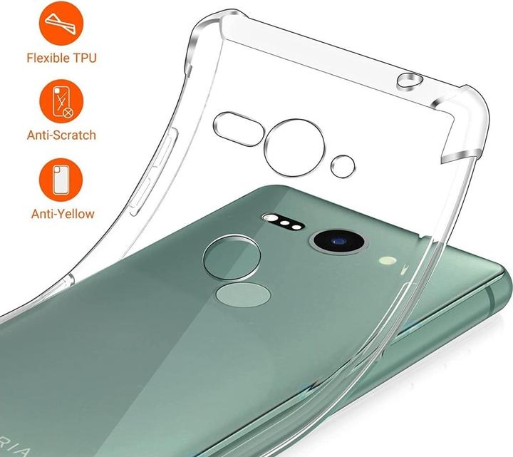 Produktbild Screenguard Sony Xperia XZ2 Compact Hülle Crystal Soft Airbag Bumper (Sony Xperia XZ2 Compact)