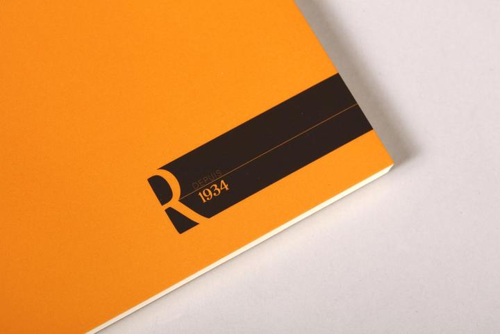 Actual product image Rhodia Writing pad (A5, Plain, Hardcover)