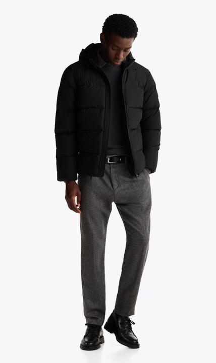 Immagine prodotto Tommy Hilfiger Dons Jas Hooded Heren Puffer - Zwart - Maat L (L)