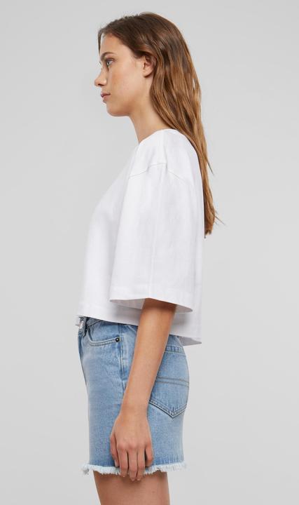 Actual product image Urban Classics Ladies Heavy Organic Oversized Cropped Tee - 142657 (XL)