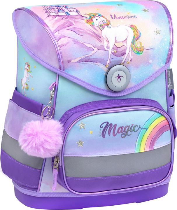 Image du produit Belmil COMPACT Schulrucksack-Set Rainbow Unicorn Magic (19 l)