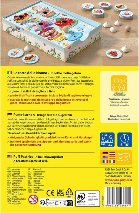 Image du produit Haba Le torte della Nonna (Allemand, Français, Italien, Anglais)