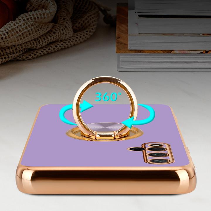 Produktbild Cadorabo Hülle für Honor 20 / 20S / Huawei NOVA 5T im TPU mit Kameraschutz und Ring LM089 Style (TCL 20S, LG K20, Huawei Nova 5T)