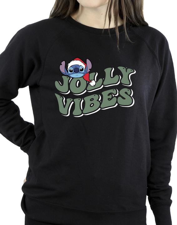 Actual product image Disney Womens/Ladies Lilo & Stitch Jolly Chilling Vibes Sweatshirt (M)