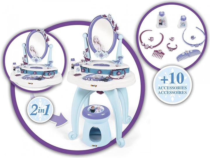 Immagine prodotto Smoby Tavolino da toilette Frozen 2 in 1