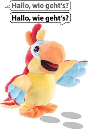 Immagine prodotto Playtastic Pappagallo parlante con microfono (25 cm)