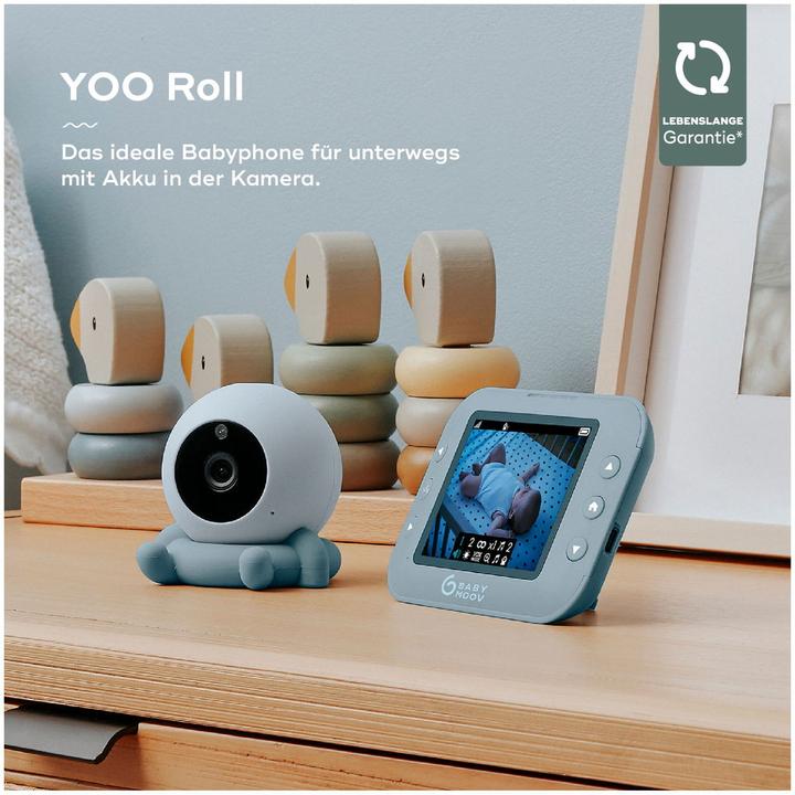 Actual product image Babymoov Yoo Roll Video Baby Monitor (Video & Audio, 300 m)