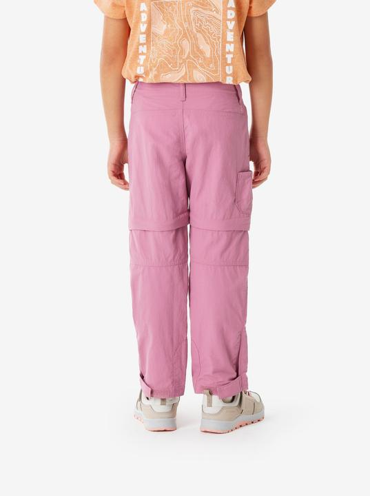 Produktbild Quechua Zip-Off-Hose MH500 Kinder Gr. 92–116 Bergwandern rosa (98, 104)