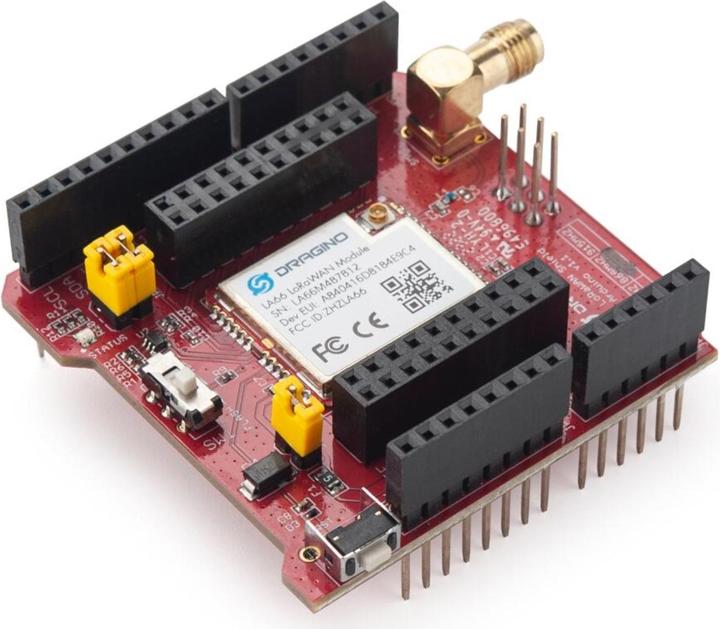Actual product image Dragino LA66 LoRaWAN Shield 868MHz