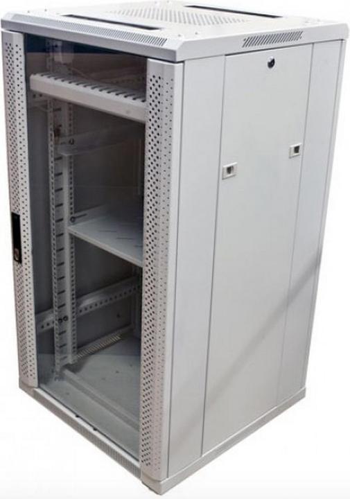Produktbild Allnet 19 Schrank 22HE B600 / T800mm *lichtgrau* SNB-Serie (22 HE, 19 Zoll Rack)