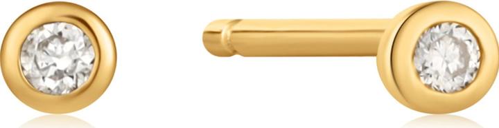 Produktbild Ania Haie 14Kt Gold Bezel Diamond Ohrstecker (585er Gelbgold)