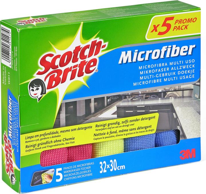 Actual product image Scotch-Brite Microfiber all-in-one cloth (5 pcs.)
